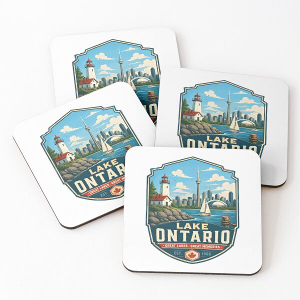 Item preview, Lake Ontario Great Lakes Great Memories Est. 1958 Canadian Travel Souvenir designed and sold by Star3NowForMe.