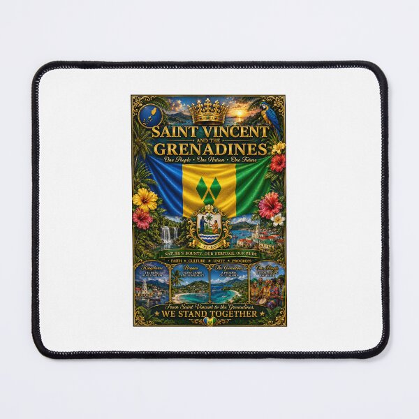 Item preview, Saint Vincent & the Grenadines Pride – Caribbean Heritage ?? designed and sold by     Crowned Canvas Studio ⭐ .