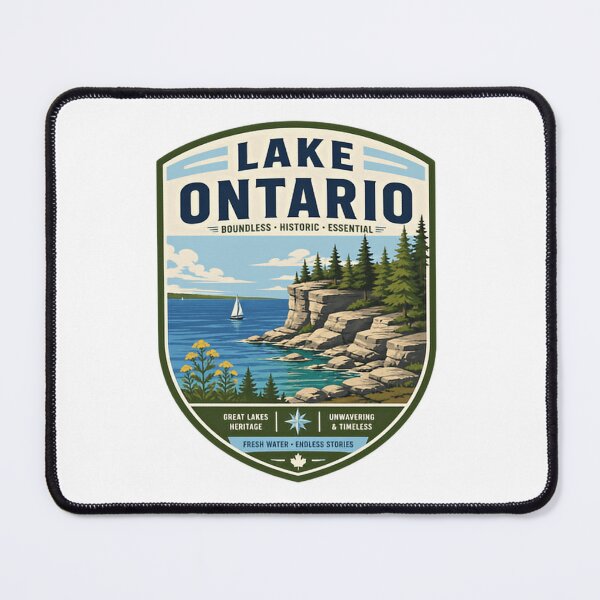 Item preview, Lake Ontario Great Lakes Travel Souvenir Boundless Historic Essential designed and sold by Star3NowForMe.