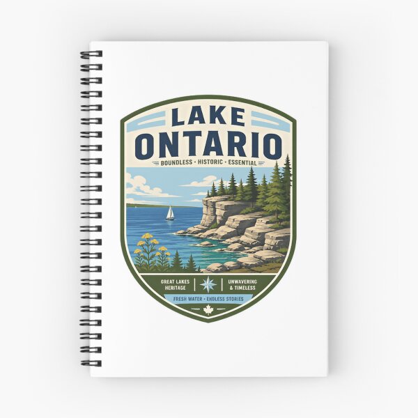 Item preview, Lake Ontario Great Lakes Travel Souvenir Boundless Historic Essential designed and sold by Star3NowForMe.