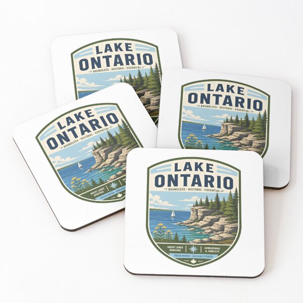 Item preview, Lake Ontario Great Lakes Travel Souvenir Boundless Historic Essential designed and sold by Star3NowForMe.