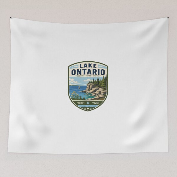 Item preview, Lake Ontario Great Lakes Travel Souvenir Boundless Historic Essential designed and sold by Star3NowForMe.