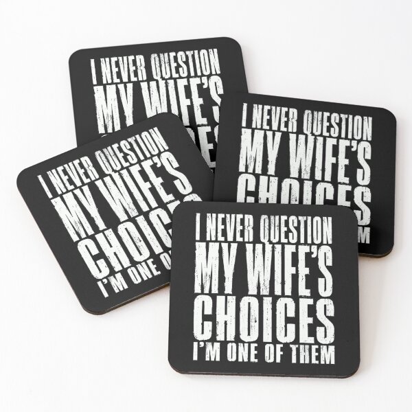 Item preview, I Never Question My Wife's Choices I'm One Of Them Funny Husband Marriage Gift designed and sold by RetroMini2026.