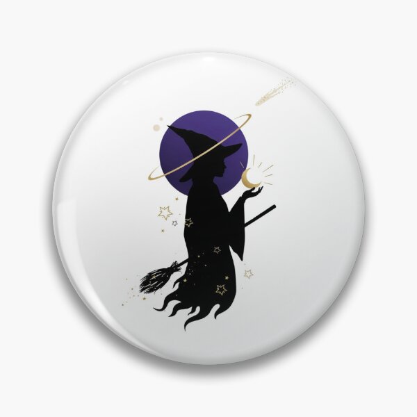 Item preview,  Witching Hour Cosmic Witch T-Shirt | Halloween Space Graphic Tee v7 designed and sold by DarylWelsh2024.