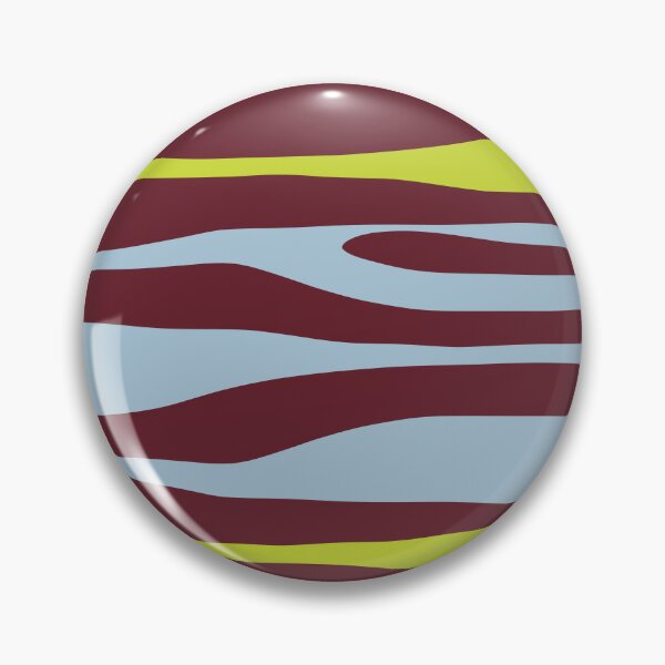 Item preview, Abstract Organic Wild Stripe Horizontal Pattern in Burgundy and Chartreuse designed and sold by kierkegaard.