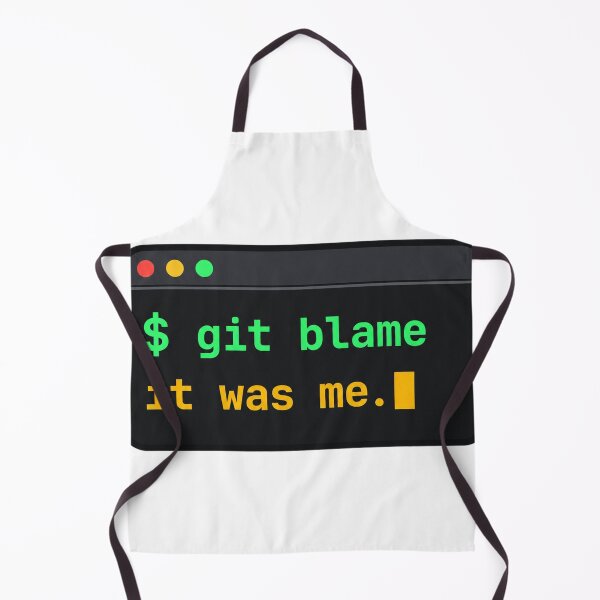 Item preview, Git Blame Says It Was Me Funny Programmer Terminal designed and sold by ys96.