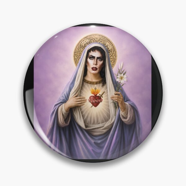 Item preview, Saint Tim Curry Heart Parody designed and sold by gernays.
