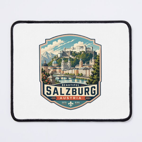 Item preview, Beautiful Salzburg Austria Estd 696 Travel Destination Tourist Souvenir designed and sold by Simsimah26Parks.