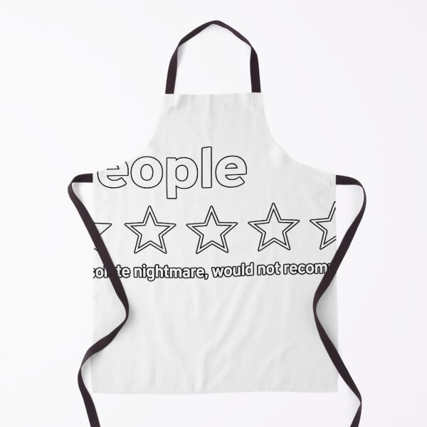 Item preview, People 1 Star Absolute Nightmare Would Not Recommend Funny T-Shirt designed and sold by RoReshop.