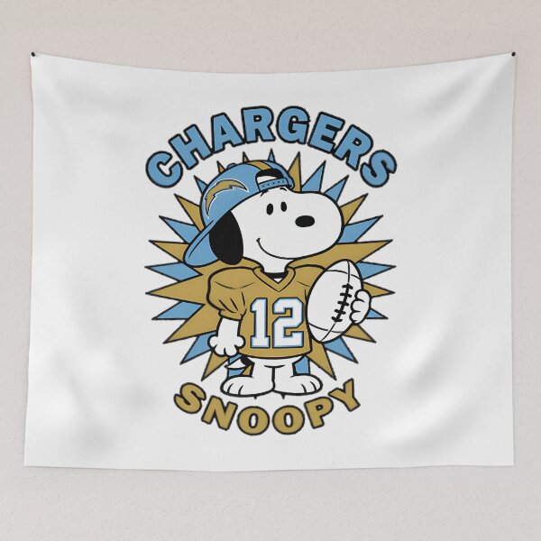 Item preview,  Chargers Sporty Snoopy designed and sold by Triskelion-shop.