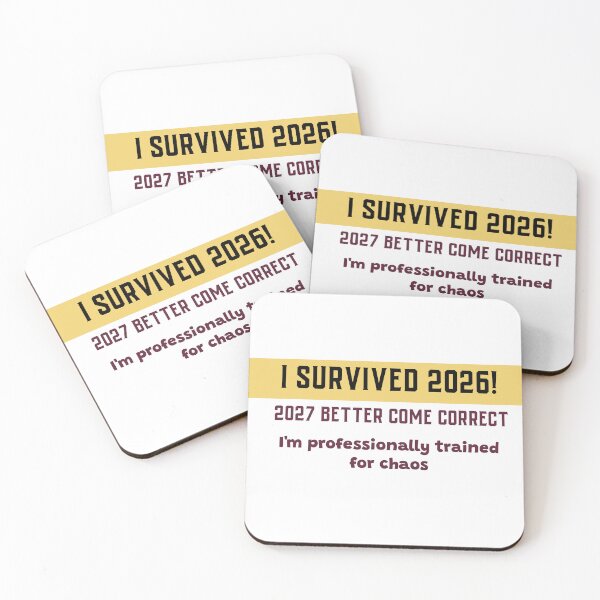 Item preview, I Survived 2026. (Happy New Year humor) designed and sold by CreationsbYKz.