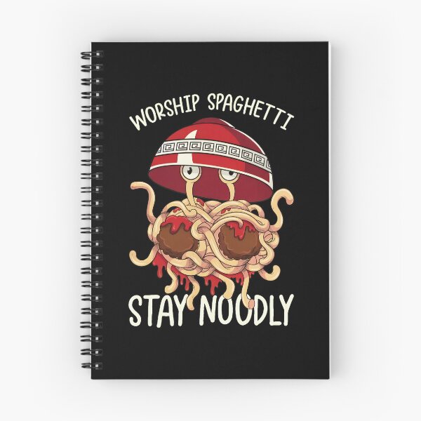 Item preview, Worship Spaghetti Stay Noodly FSM Cartoon Design designed and sold by anitabdxeile.