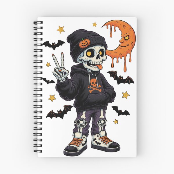 Item preview, Cool Skeleton Boy Streetwear Halloween Spooky Season designed and sold by CF_VintageDesign.