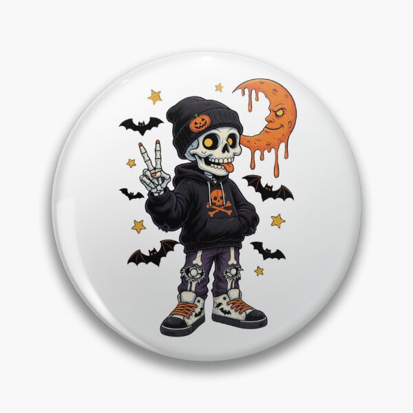 Item preview, Cool Skeleton Boy Streetwear Halloween Spooky Season designed and sold by CF_VintageDesign.