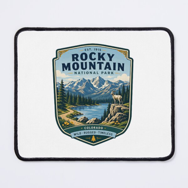 Item preview, Rocky Mountain National Park Colorado Wild Rugged Timeless Travel Hiking Outdoors designed and sold by Simsimah26Parks.