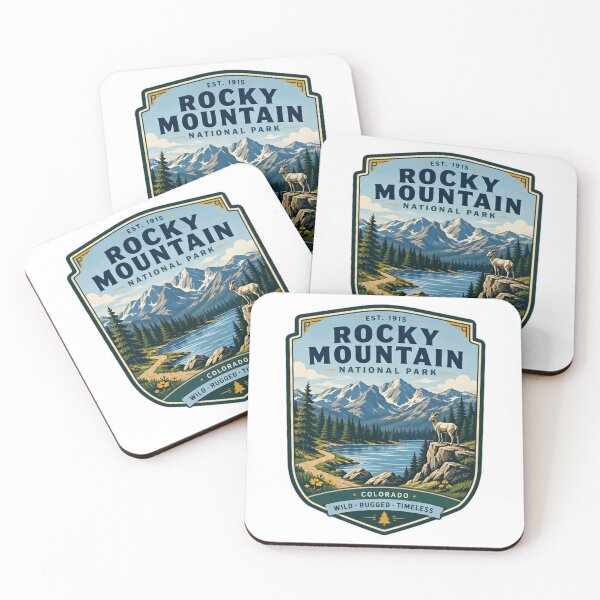 Item preview, Rocky Mountain National Park Colorado Wild Rugged Timeless Travel Hiking Outdoors designed and sold by Simsimah26Parks.