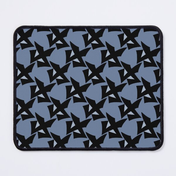 Item preview, Abstract geometric pattern gray blue designed and sold by fuzzyfox.