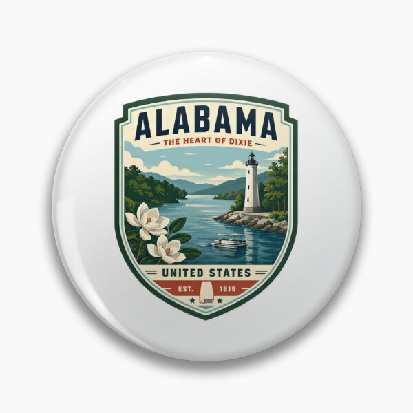 Item preview, Alabama The Heart Of Dixie United States Resident Travel designed and sold by Star3NowForMe.