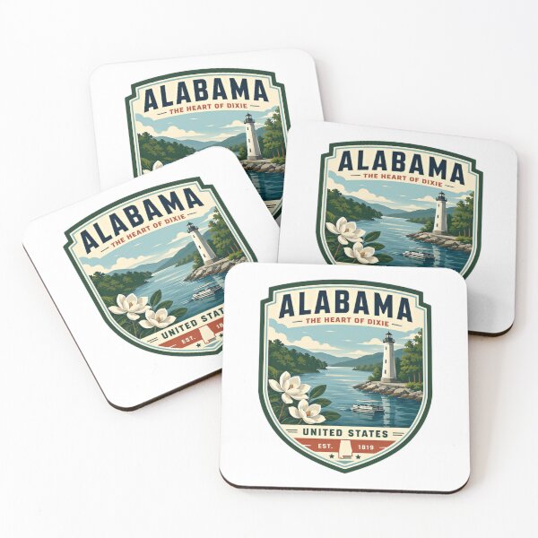 Item preview, Alabama The Heart Of Dixie United States Resident Travel designed and sold by Star3NowForMe.