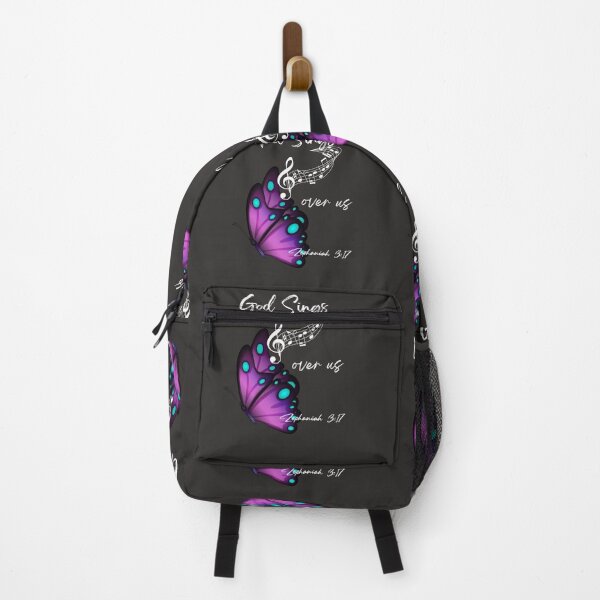 Item preview, God Sings Over Us – Butterfly & Treble Clef Christian Design designed and sold by TetelestaiWeave.