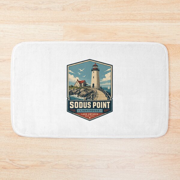 Item preview, Sodus Point Lighthouse Lake Ontario New York Travel Souvenir designed and sold by Star3NowForMe.