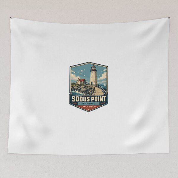 Item preview, Sodus Point Lighthouse Lake Ontario New York Travel Souvenir designed and sold by Star3NowForMe.