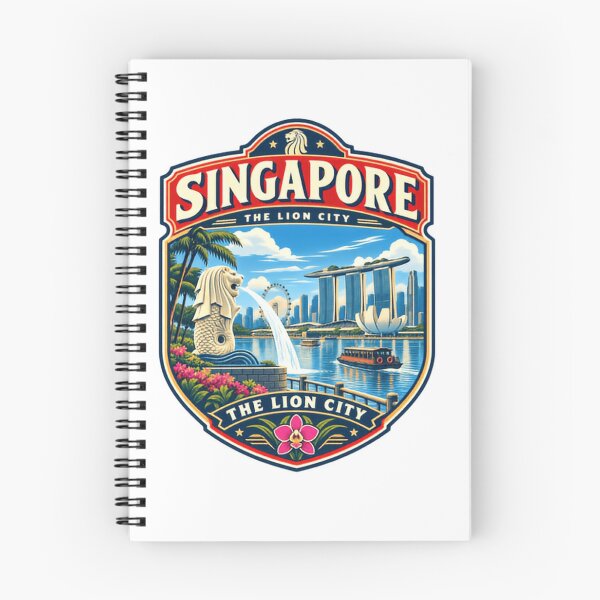 Item preview, Singapore The Lion City Travel Destination Souvenir designed and sold by Simsimah26Parks.