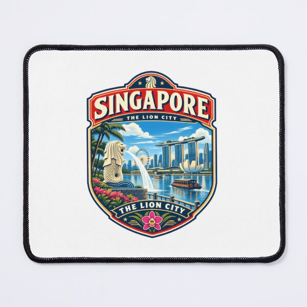 Item preview, Singapore The Lion City Travel Destination Souvenir designed and sold by Simsimah26Parks.