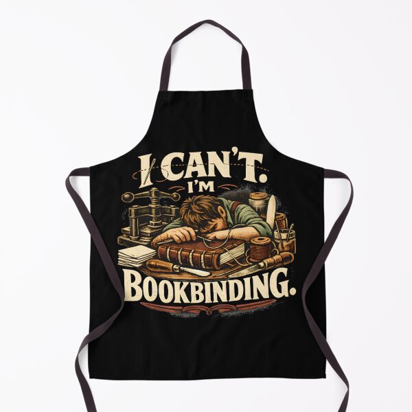 Item preview, Bookbinding Humor Vintage Workshop Design designed and sold by ShopAndFun.