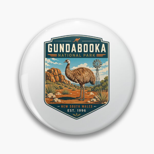 Item preview, Gundabooka National Park New South Wales Est. 1996 Australian Park Emu Travel designed and sold by Star3NowForMe.