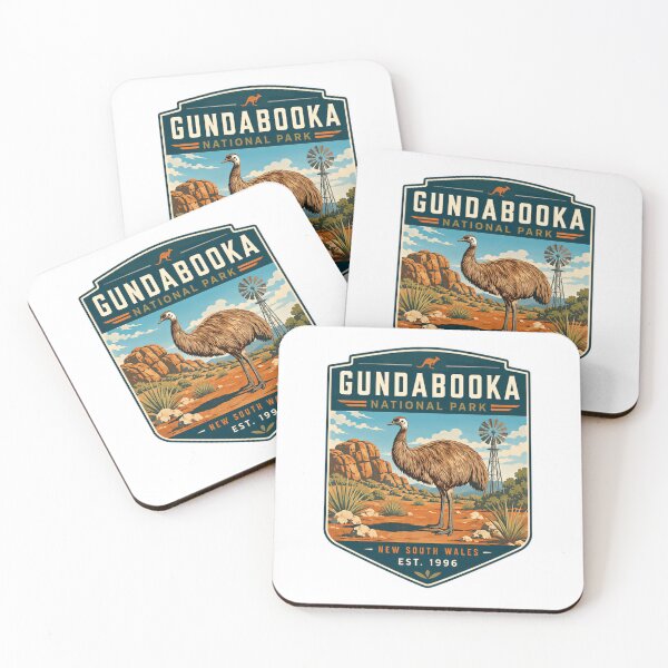 Item preview, Gundabooka National Park New South Wales Est. 1996 Australian Park Emu Travel designed and sold by Star3NowForMe.