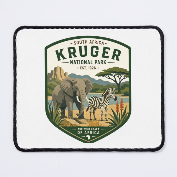Item preview, South Africa Kruger National Park Est. 1926 The Wild Heart Of Africa Safari Wildlife Explorer designed and sold by Star3NowForMe.