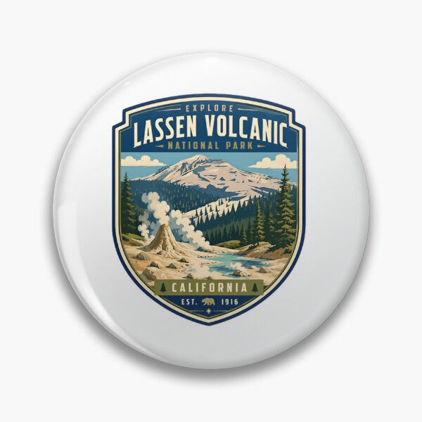 Item preview, Explore Lassen Volcanic National Park California Est. 1916 National Park Travel Souvenir designed and sold by Simsimah26Parks.