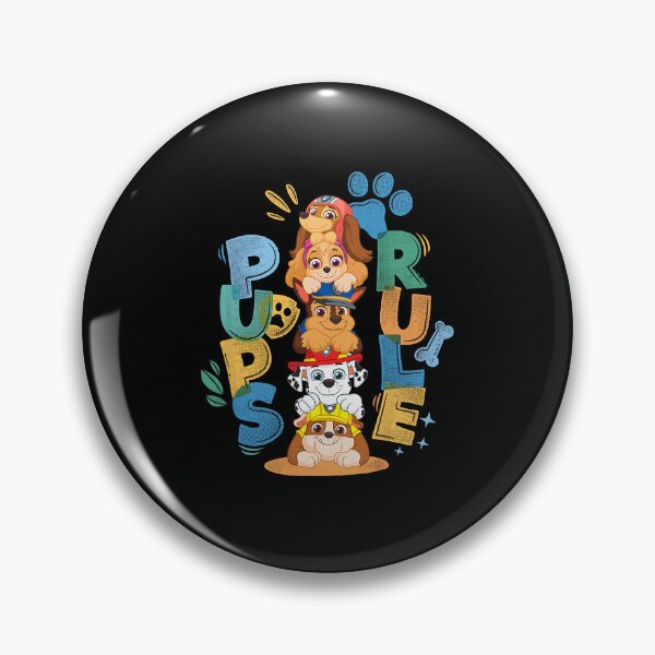 Item preview, Rescue Dog Team Pups Rule Colorful Group Shot designed and sold by AlanPitek.