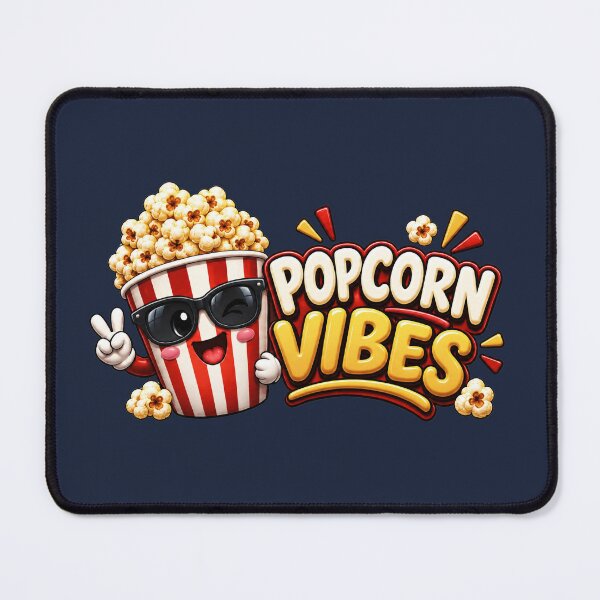 Item preview, Popcorn Vibes – Cute Funny Movie Night Design designed and sold by HO•Designs.