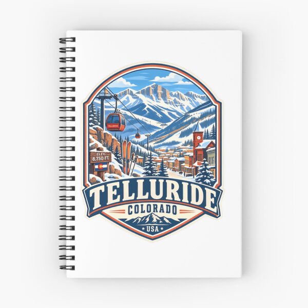 Item preview, Telluride Colorado USA Ski Resort Mountain Travel Skier Snowboarder designed and sold by Simsimah26Parks.