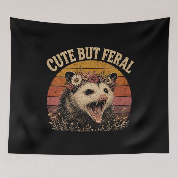 Item preview, Cute But Feral  designed and sold by Animavera.