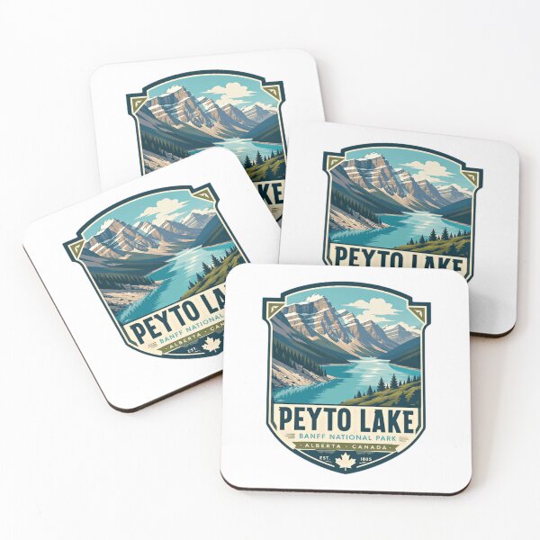 Item preview, Peyto Lake Banff National Park Alberta Canada Est. 1885 National Park Traveler Souvenir designed and sold by Star3NowForMe.