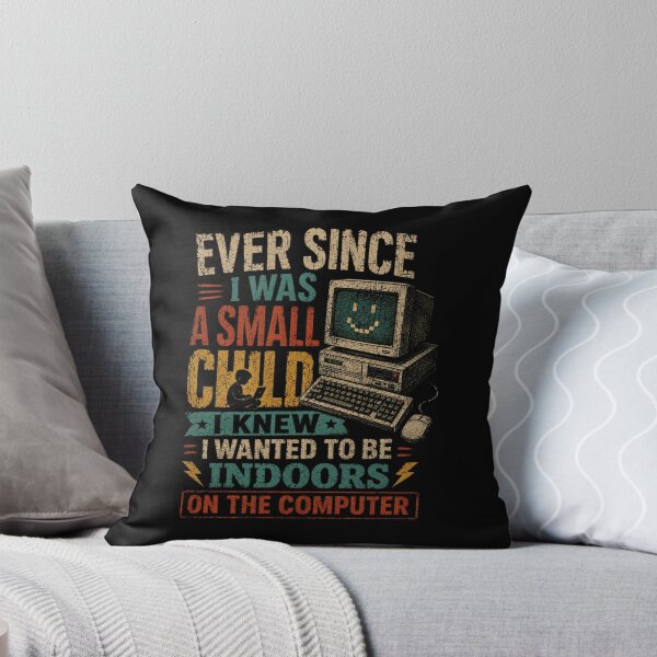 Item preview, Ever Since I Was A Small Child I Knew I Wanted To Be Indoors On The Computer | Retro Computer Programmer Introvert Gamer designed and sold by RetroMini2026.