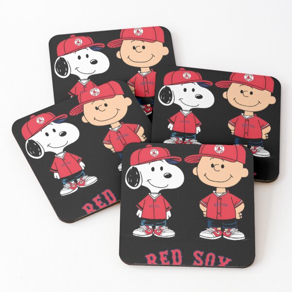 Artikelvorschau, Charlie Brown, Snoopy, Red Sox, Baseball entworfen und verkauft von StreetMood-Flux.