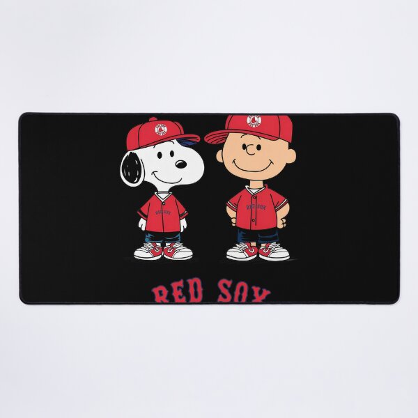 Item preview, Charlie Brown Snoopy Red Sox Baseball designed and sold by StreetMood-Flux.