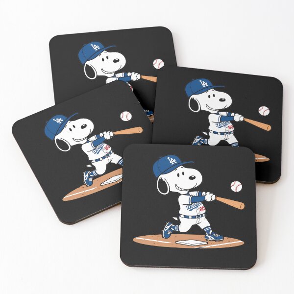 Item preview,  Charlie Brown Snoopy Los Ang Dodgersss Baseball designed and sold by StreetMood-Flux.