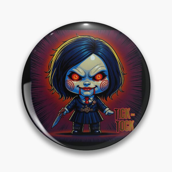 Item preview, Chibi Billy the Puppet – “Tick‑Tock” Halloween Fan Art designed and sold by AADesigns42.