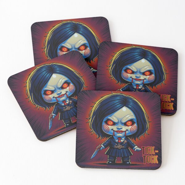 Item preview, Chibi Billy the Puppet – “Tick‑Tock” Halloween Fan Art designed and sold by AADesigns42.