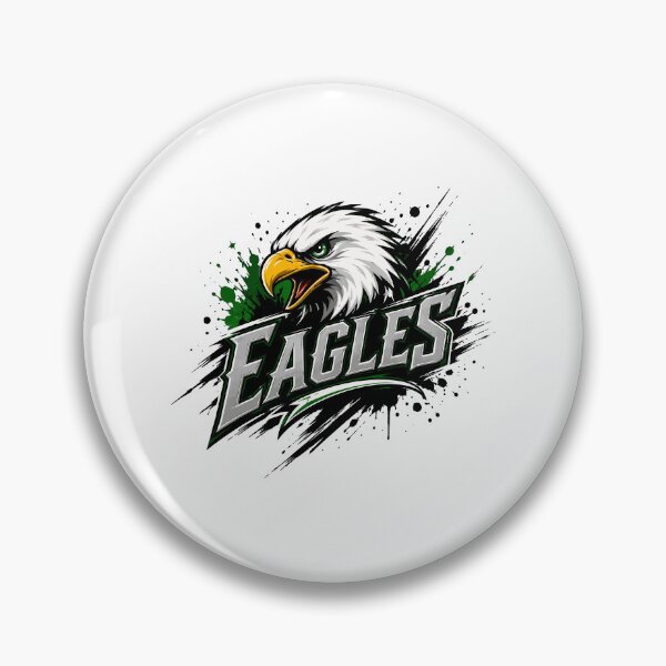 Item preview, Bold Eagle Head with Green Splatter designed and sold by SitaJhase.