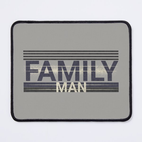 Item preview, Retro Half Tone Family Man Dad blue gray designed and sold by TackyTime.