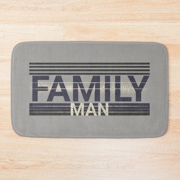 Item preview, Retro Half Tone Family Man Dad blue gray designed and sold by TackyTime.