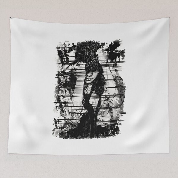 Item preview, Urban Sketch Portrait Art designed and sold by Abrum02.