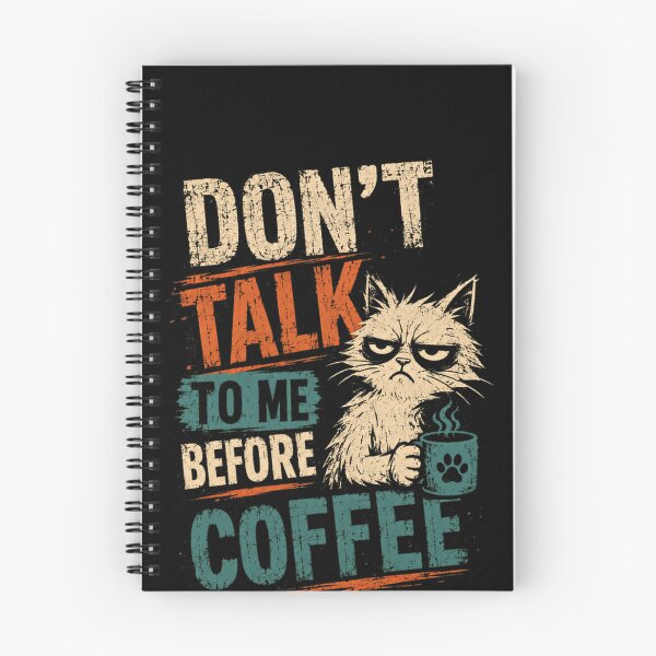 Item preview, Don't Talk To Me Before Coffee Grumpy Cat Coffee Lover designed and sold by JonesFlora2025.
