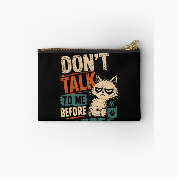 Item preview, Don't Talk To Me Before Coffee Grumpy Cat Coffee Lover designed and sold by JonesFlora2025.